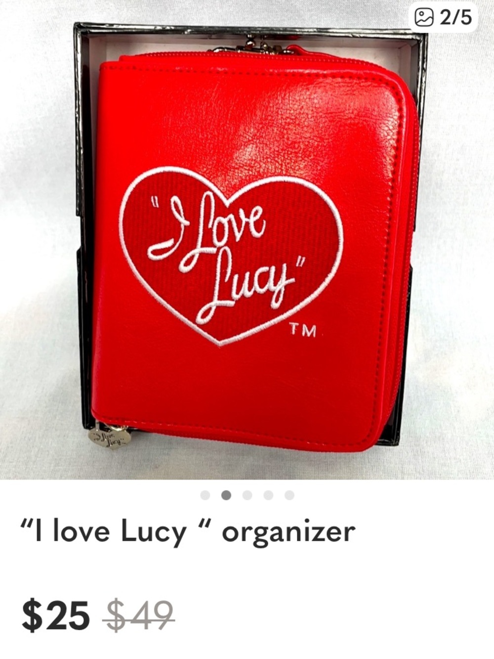 I Love Lucy wallet & organizer